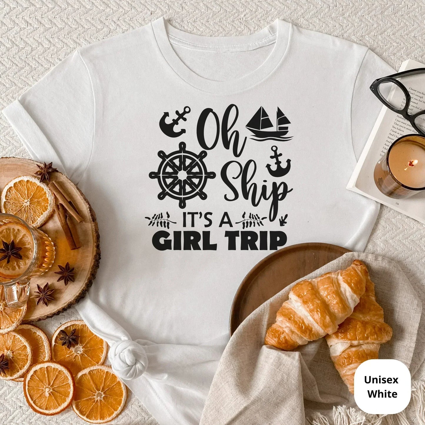 Oh Ship It's a Girls Trip Shirt, Gift for Girls Trip HMDesignStudioUS