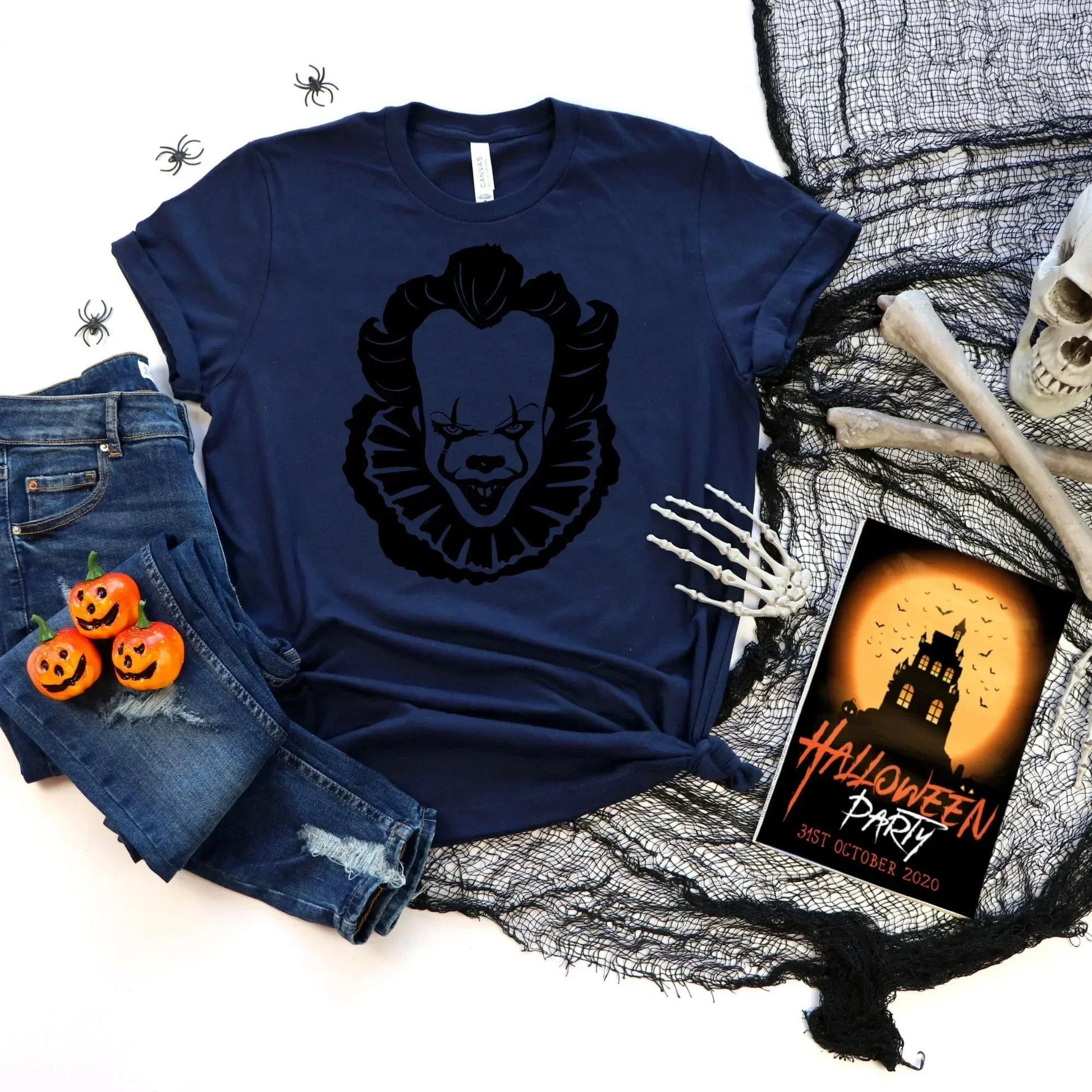 Pennywise Shirt, Scream Shirt, Horror Movie Hoodie, Freddy Krueger, IT Jason Halloween Sweater, Halloween Crewneck, Halloween Party T-Shirt HMDesignStudioUS