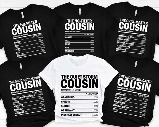 Personalized Funny Cousin Crew Shirts HMDesignStudioUS