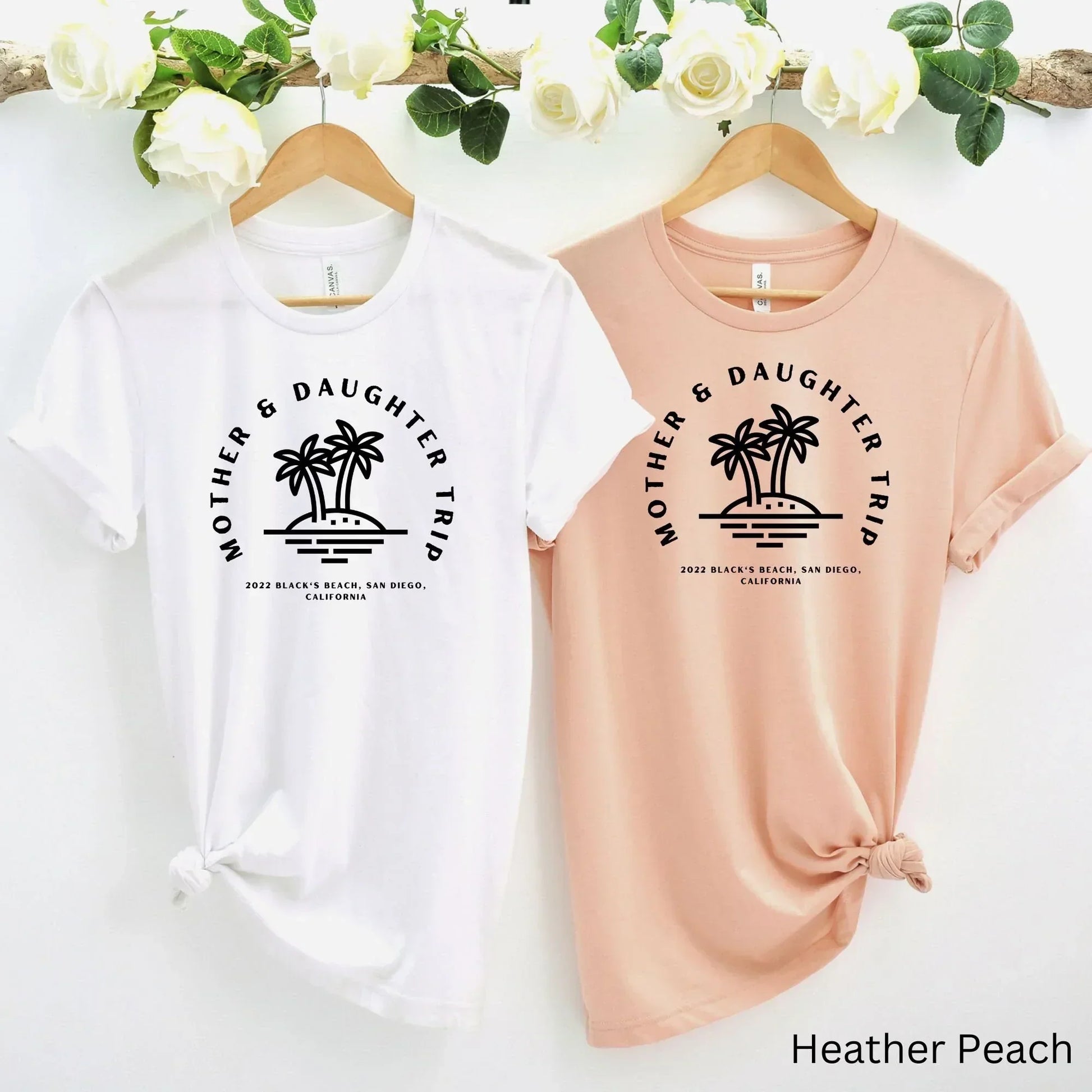 Personalized Mother Daughter Vacation Shirts