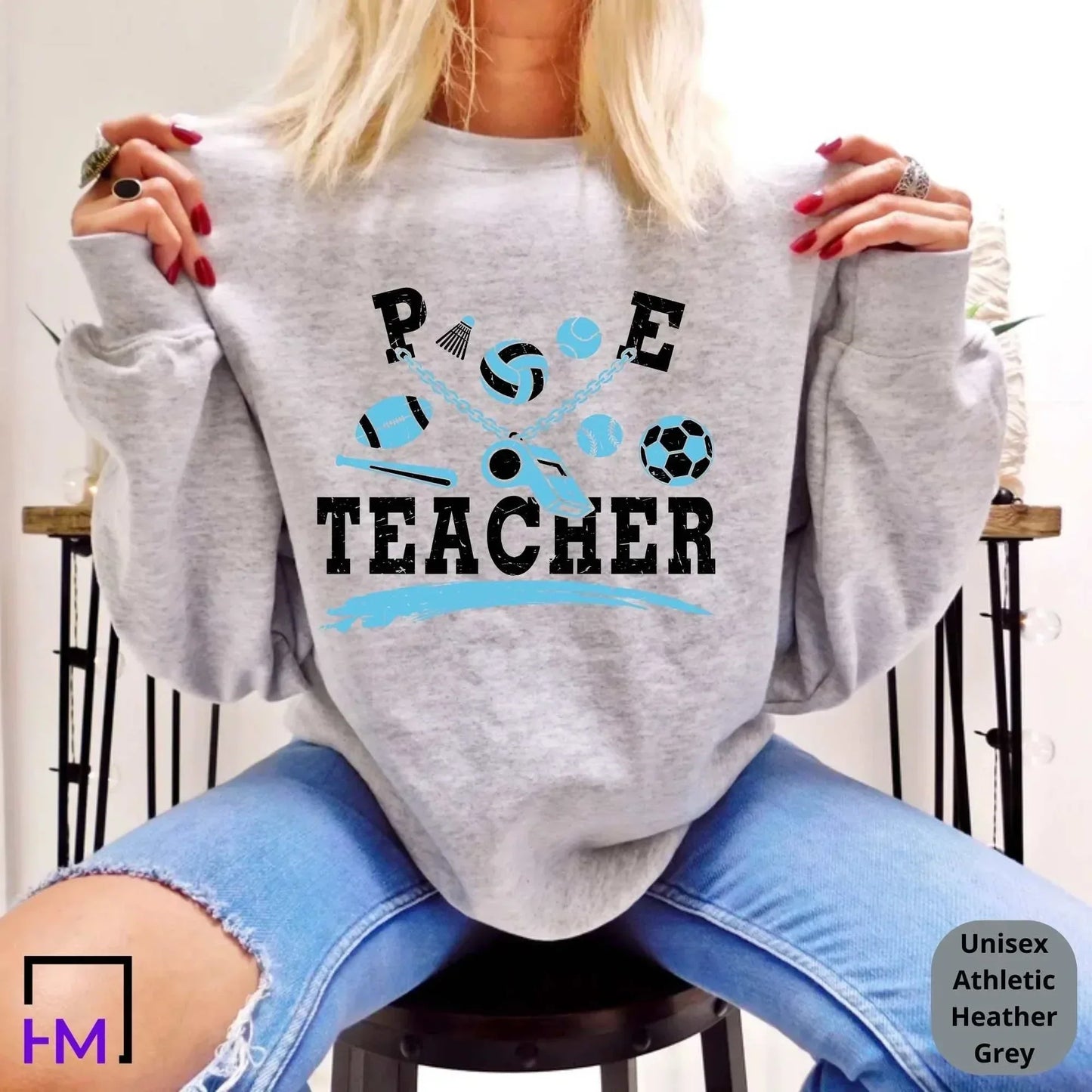 Physical Education Teacher Shirt, New PE Gift, PE Teacher Sweatshirt, Future Teacher Gift, Physical Education Teacher Gift School Coach Gift HMDesignStudioUS