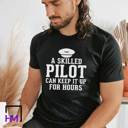 Pilot Shirt, Airplane Mode Shirt, Aviation Graduate Student, New Pilot Gift for Traveler, Adventurer Gift, Frequent Flyer Vacation Shirt