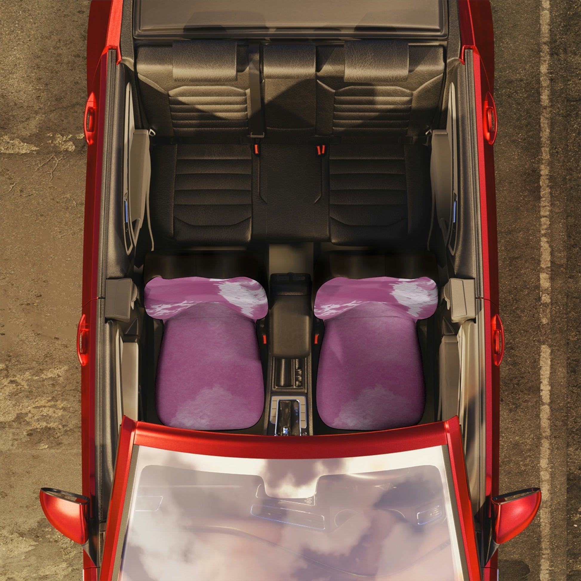 Pink Boho Car Seat Cover