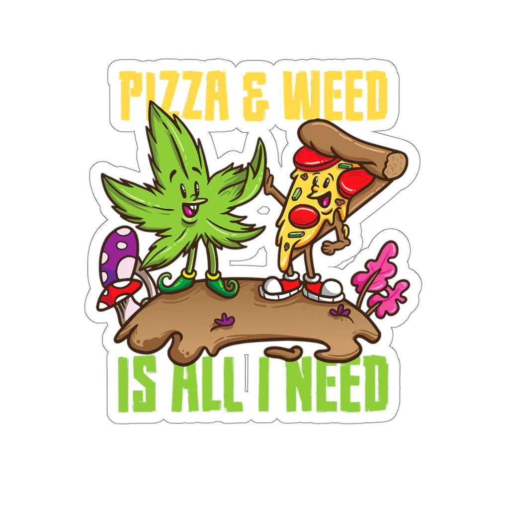 Pizza & Weed, Weed Stickers, Stoner Sticker, Stoner Kit, Stoner Box, Weed Gifts, Stoner Accessories, Stoner Gifts, Stoner Decor, Stash Jar