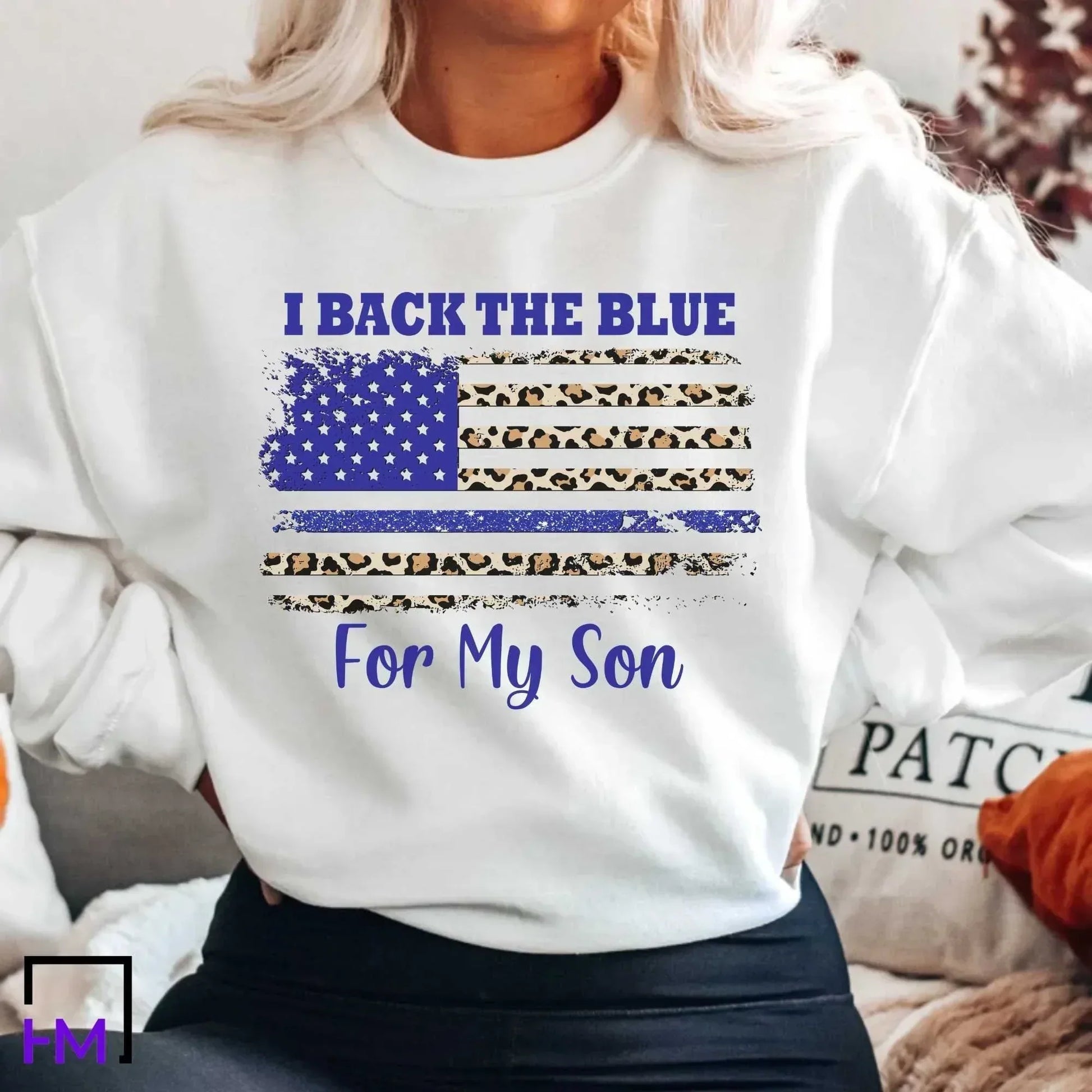 Police Shirt for Women, Police Wife Shirt, Police Mom Shirt, Police Mom Gift, Thin Blue Line Shirt, Gift for Police's Wife, Police Officer HMDesignStudioUS