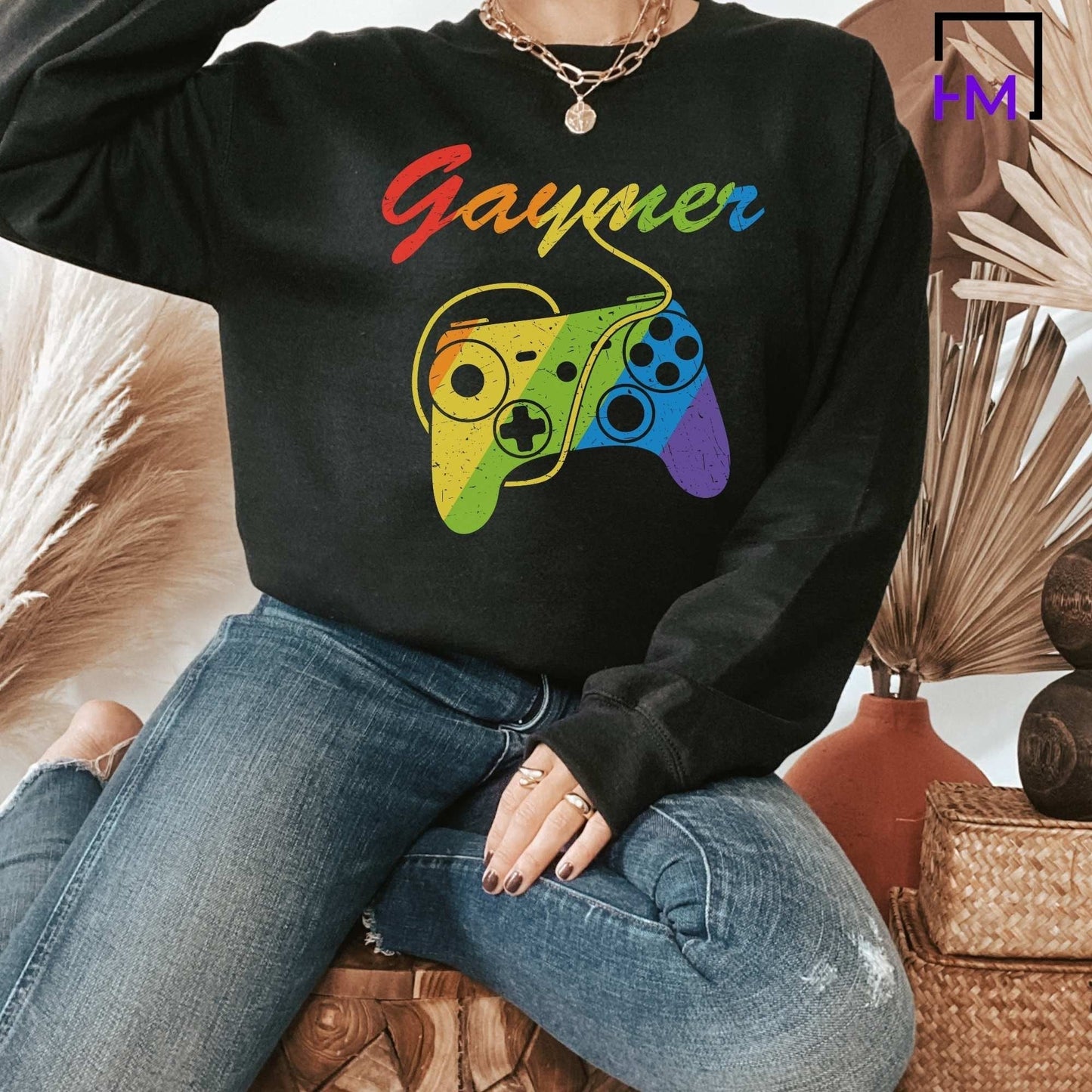 Pride Shirt, Gamer Rainbow, Human Rights Love is Love Shirt, Retro Hippie Shirt, Equality T-Shirt, LGBTQ Support Shirts, LGBTQ Pride Shirts HMDesignStudioUS