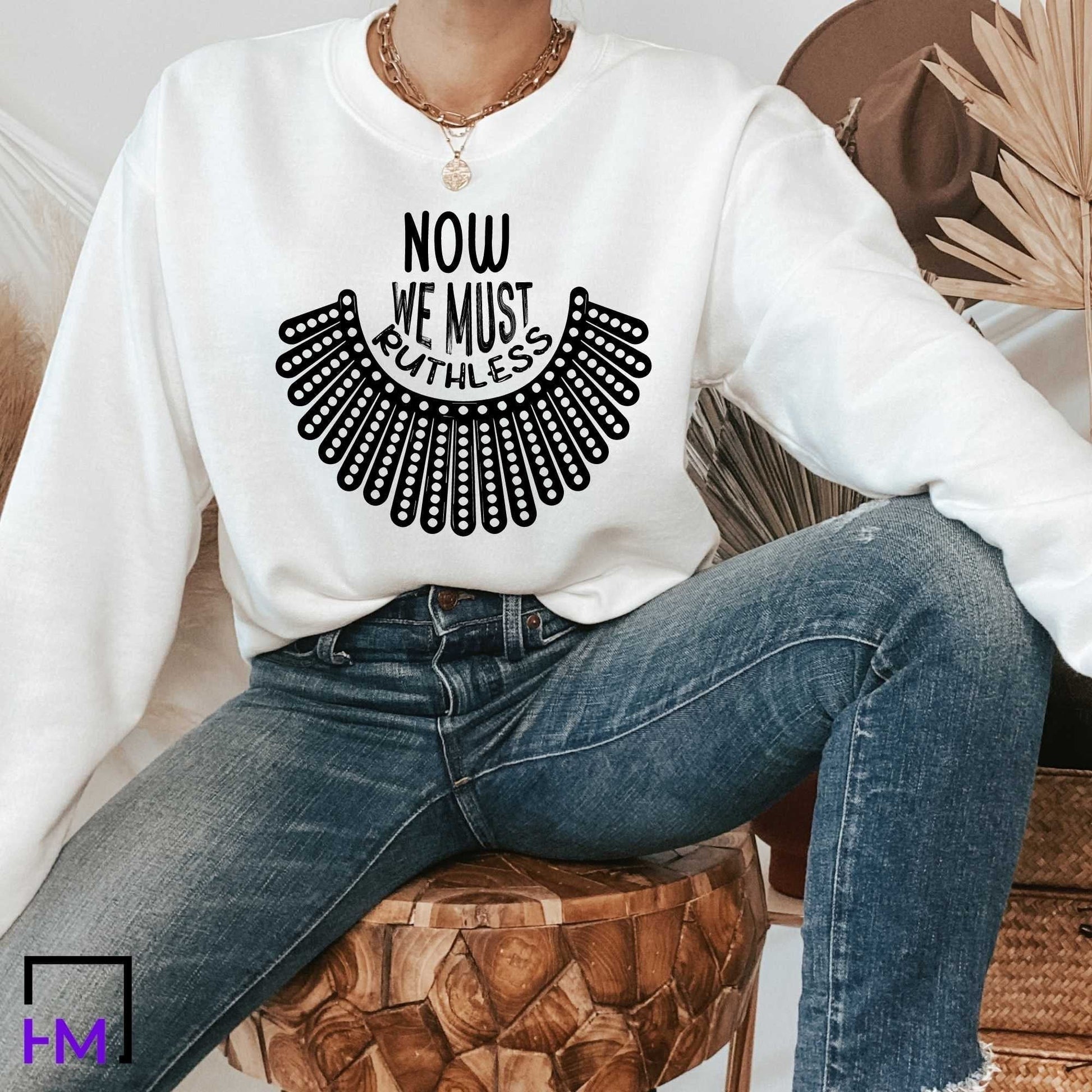 RBG Shirt| Ruthless Vote For Women's Equality, Human Rights, Reproductive, Feminism, Feminist Election, Political Tops, Tees & Sweatshirts HMDesignStudioUS