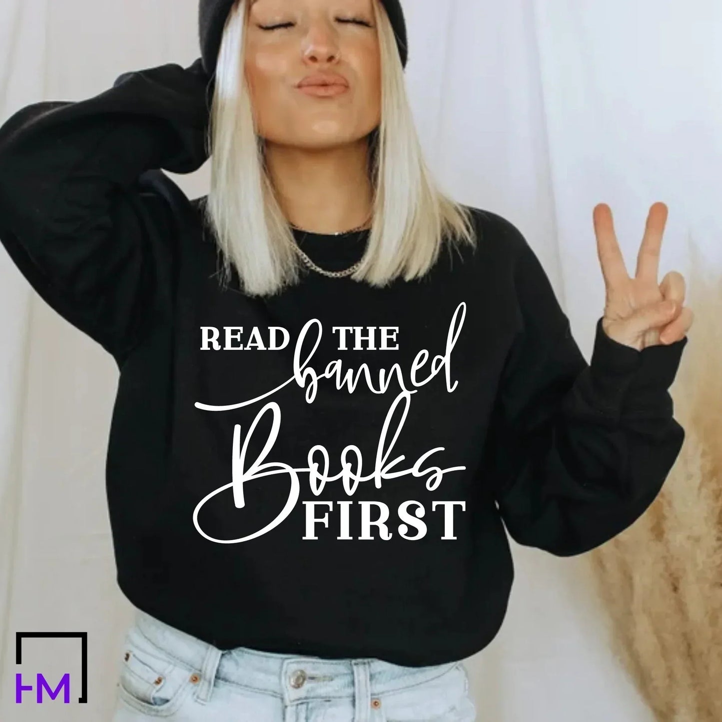 Read Banned Books, Reading Lover Shirt | Gift for Bookworm, English Teacher, Librarian, Writer, Social Justice Protest | Appreciation gift HMDesignStudioUS
