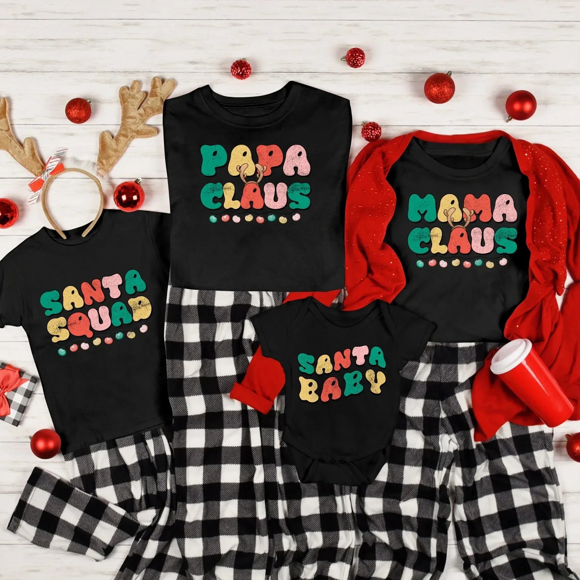 Retro Christmas Family Shirts HMDesignStudioUS