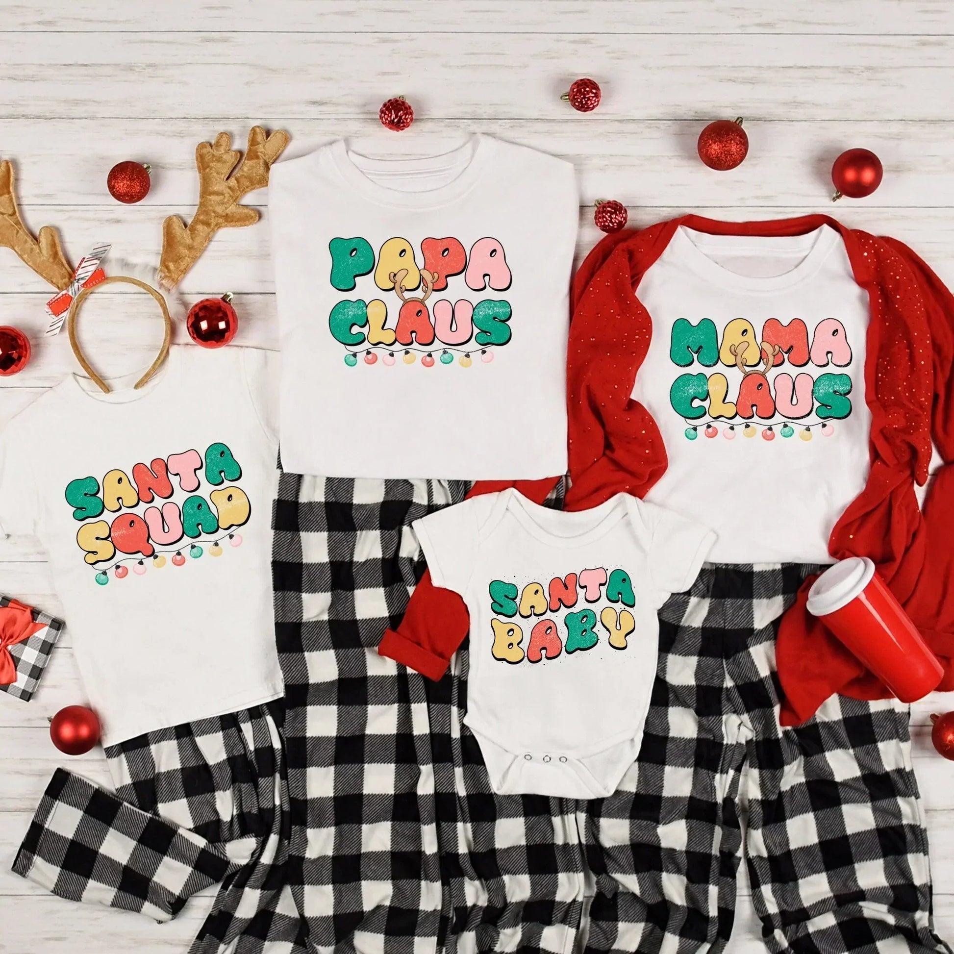 Retro Christmas Family Shirts