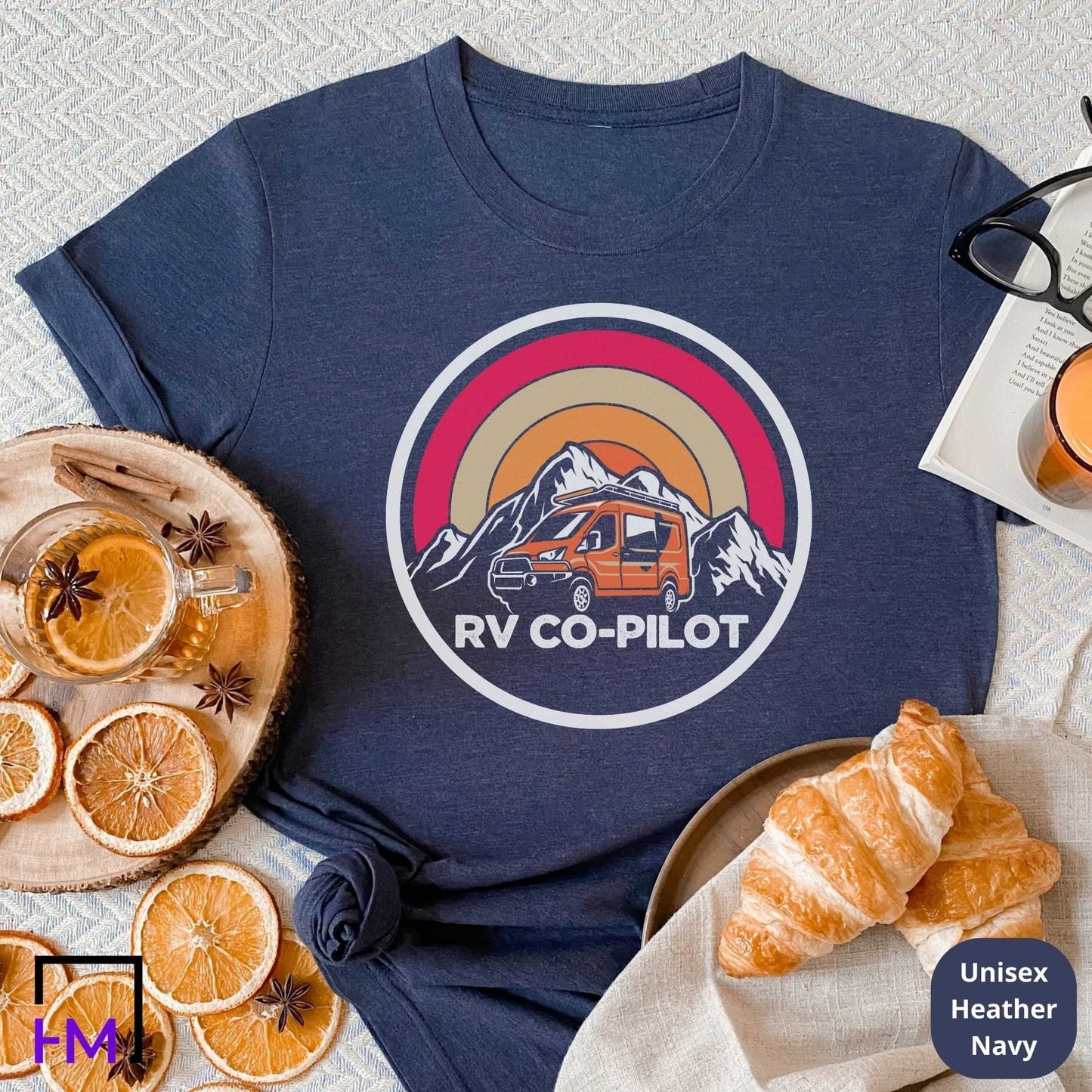 Road Trip Shirt-Gift for RV Co-Pilot