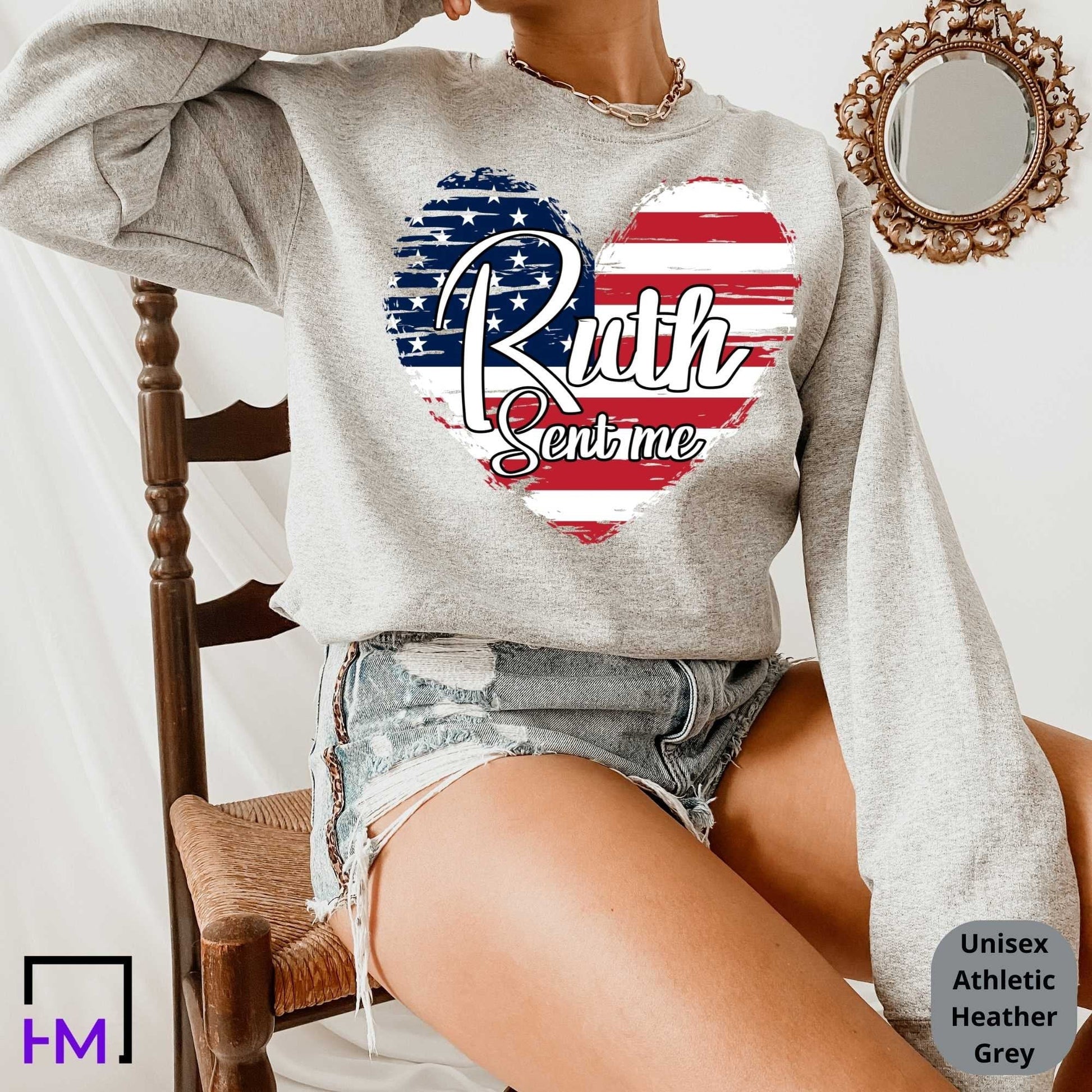Ruth Sent Me Shirt| Vote For Women's Equality, Human Rights, Reproductive, Feminism, Feminist Election, Political Tops, Tees & Sweatshirts HMDesignStudioUS