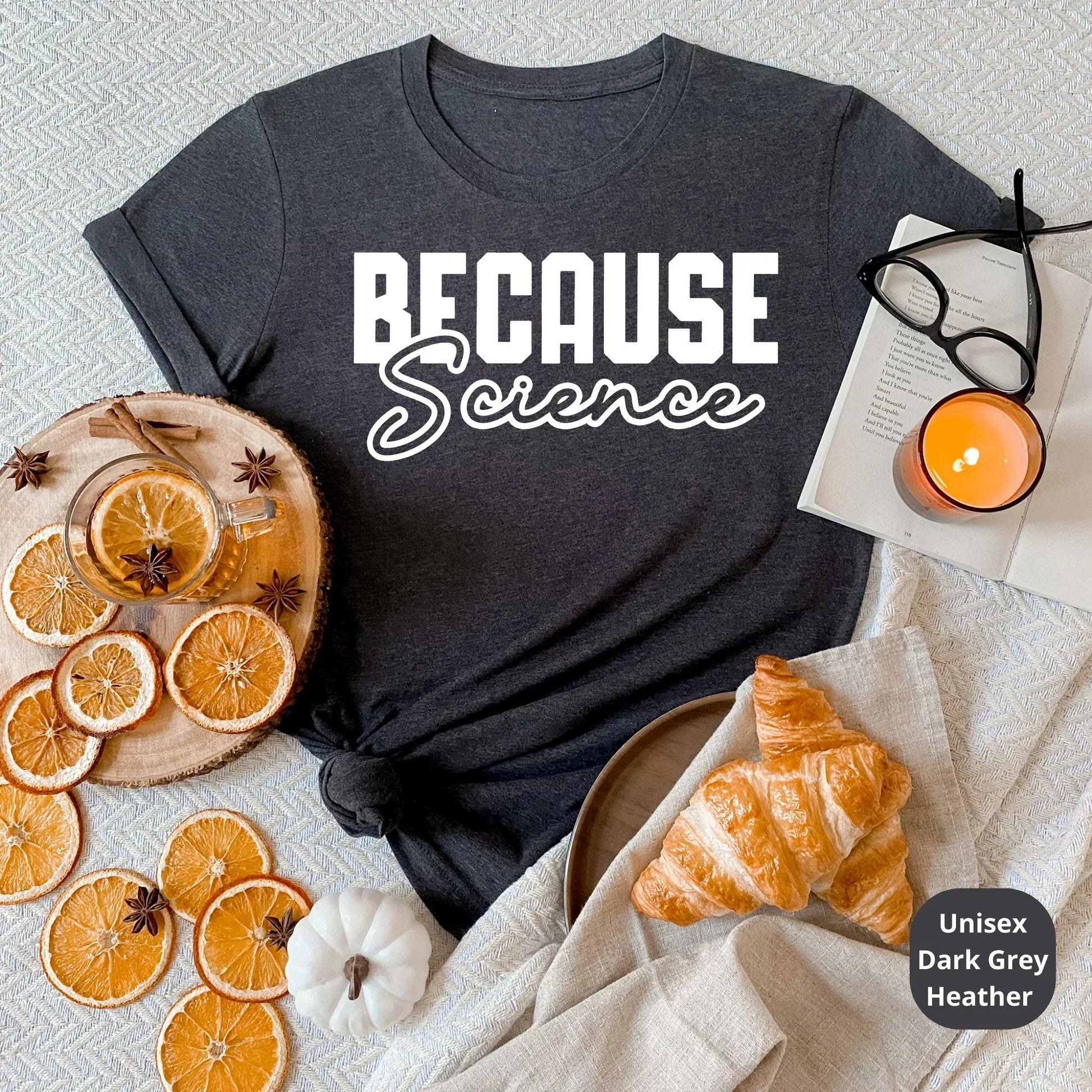 Science Teacher Shirt, Because Science Lover, Teacher Sweatshirt, Gift for Teacher Elements Teacher Shirt, Funny Chemistry Teacher Shirt HMDesignStudioUS