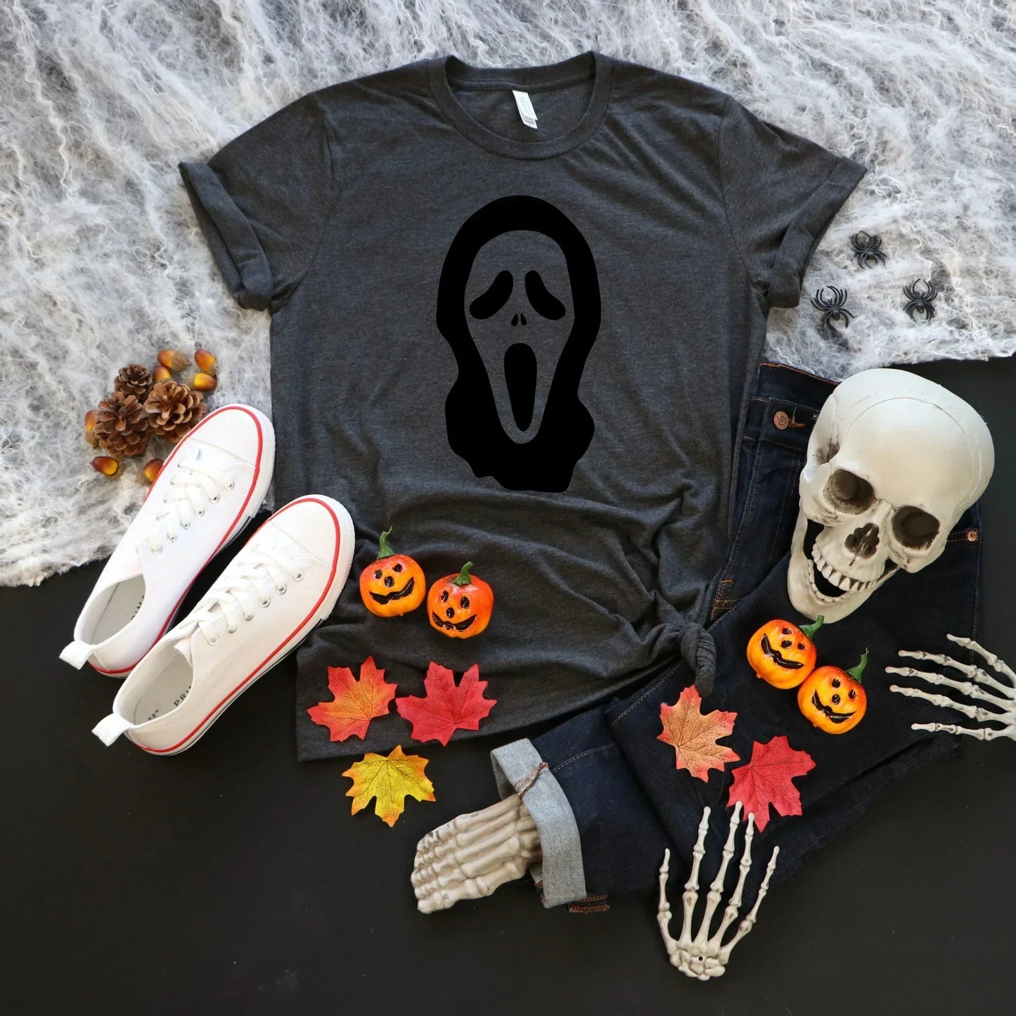 Scream Shirt, Horror Movie Hoodie, Michael Myers Freddy Krueger IT Jason Halloween Sweater, Halloween Crewneck, Halloween Party T-Shirt