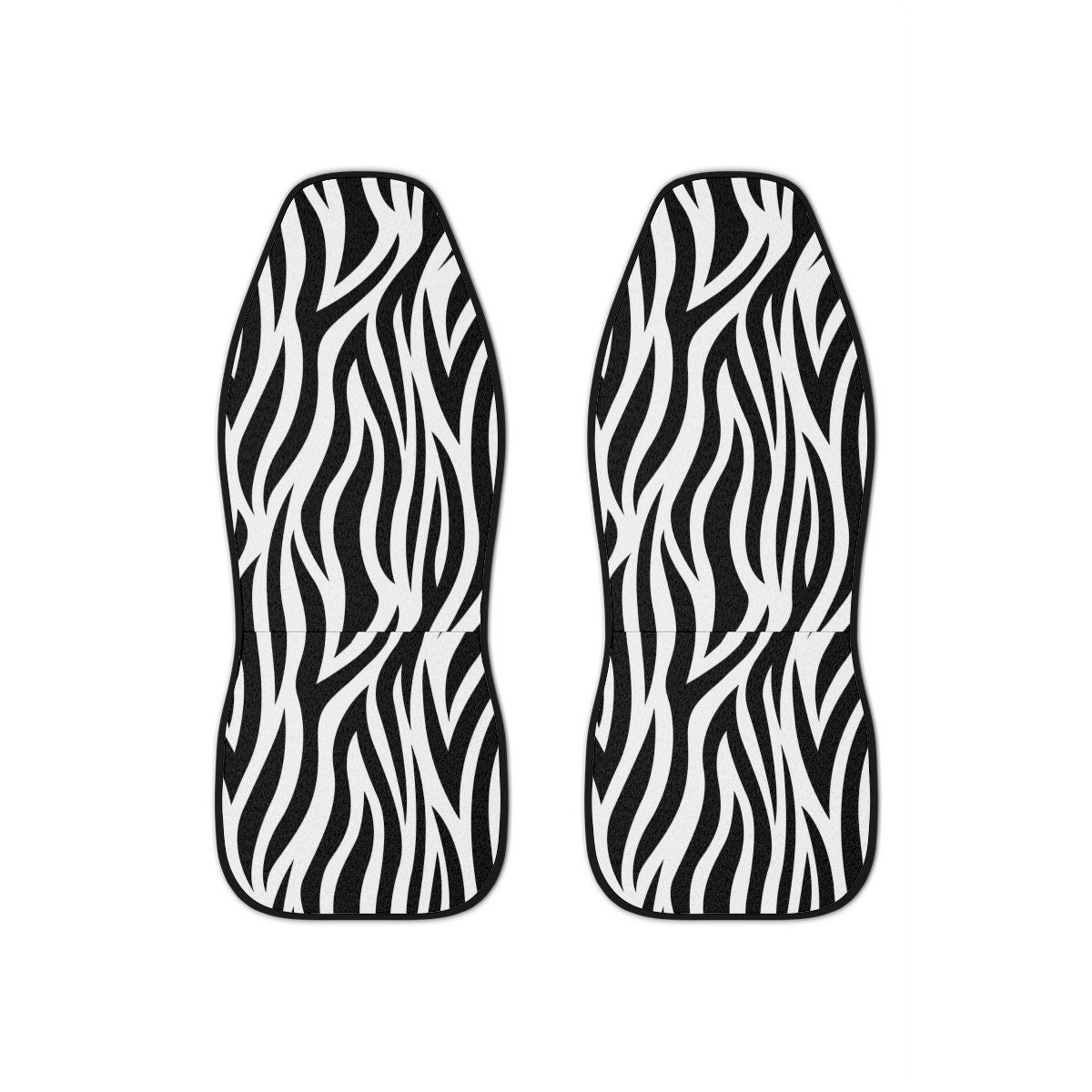 Seat Covers for Cars, Boho 70s Car Seat Cover, Cute Car Accessories for Women, Hippie Car Decor,  Zebra Groovy Universal Vehicle Chair Cover HMDesignStudioUS