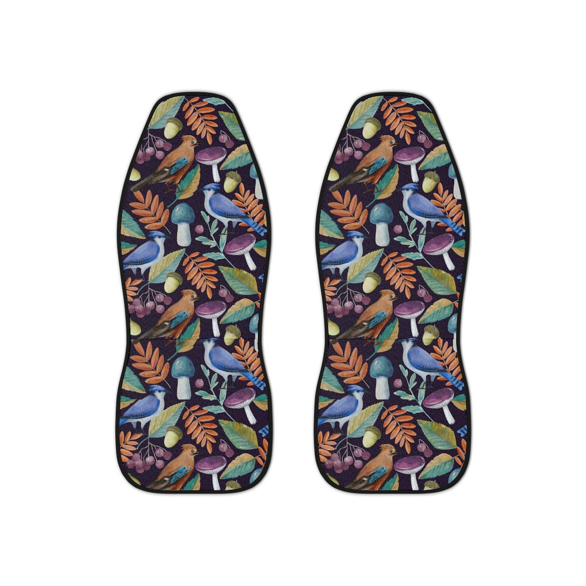 Seat Covers for Cars, Vintage Mushroom Boho Car Seat Cover, Cute Hippie Car Accessories for Women, Bohemian Universal Vehicle Seat Protector