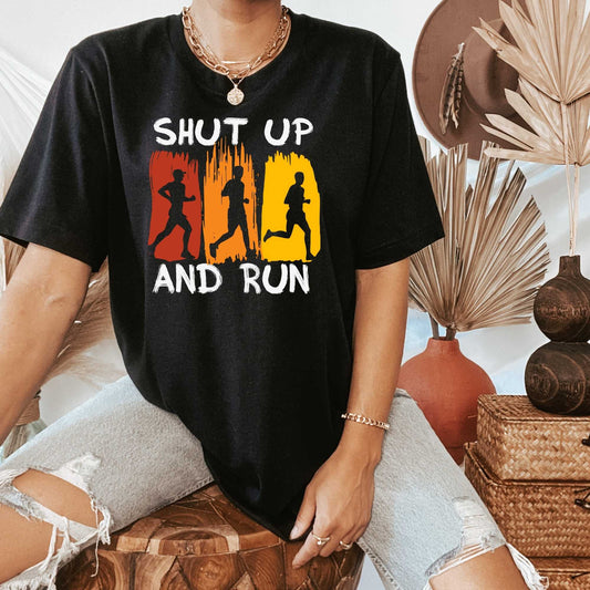 Shut Up and Run, Runner Shirts for Women