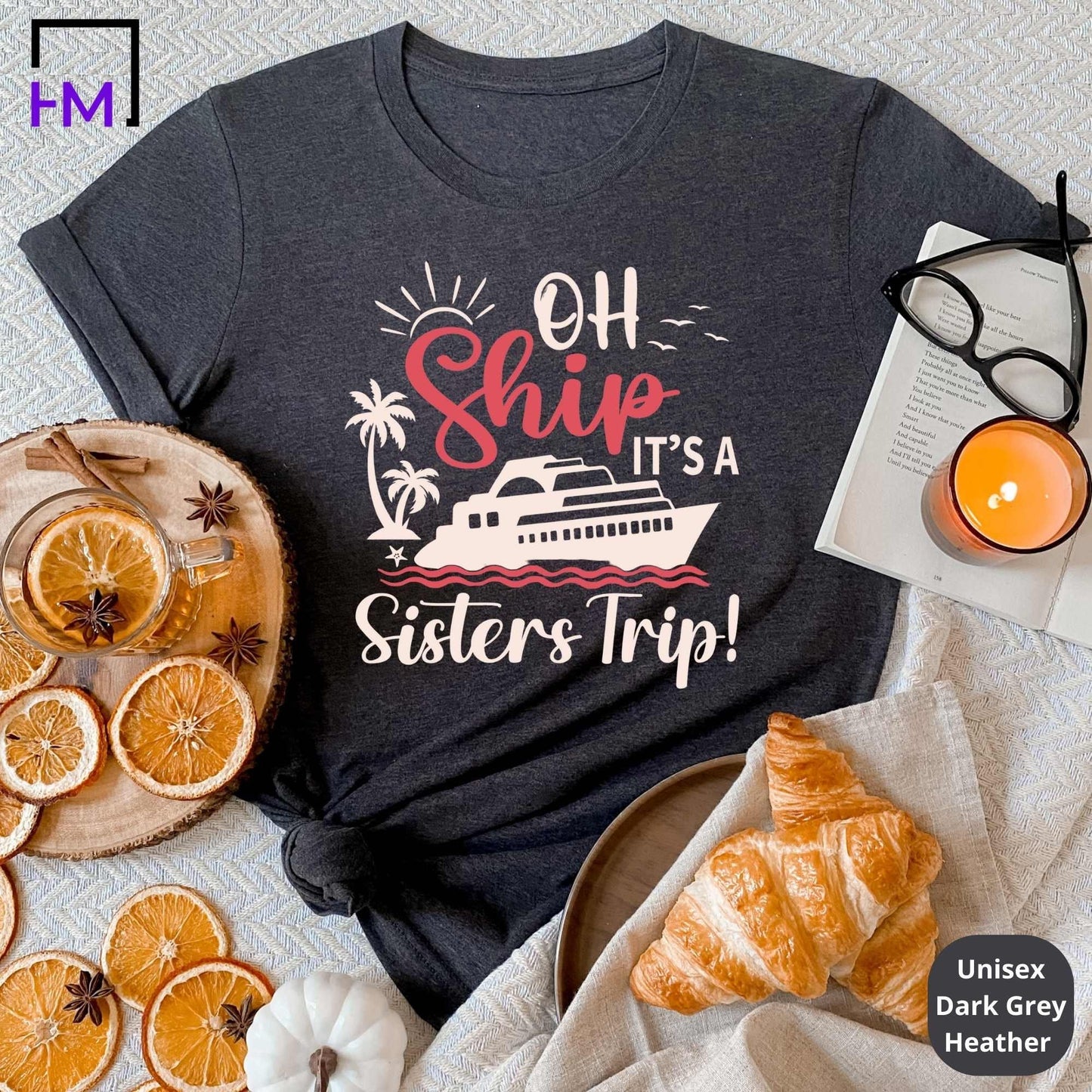 Sisters Cruise Shirts for Girls Trip HMDesignStudioUS