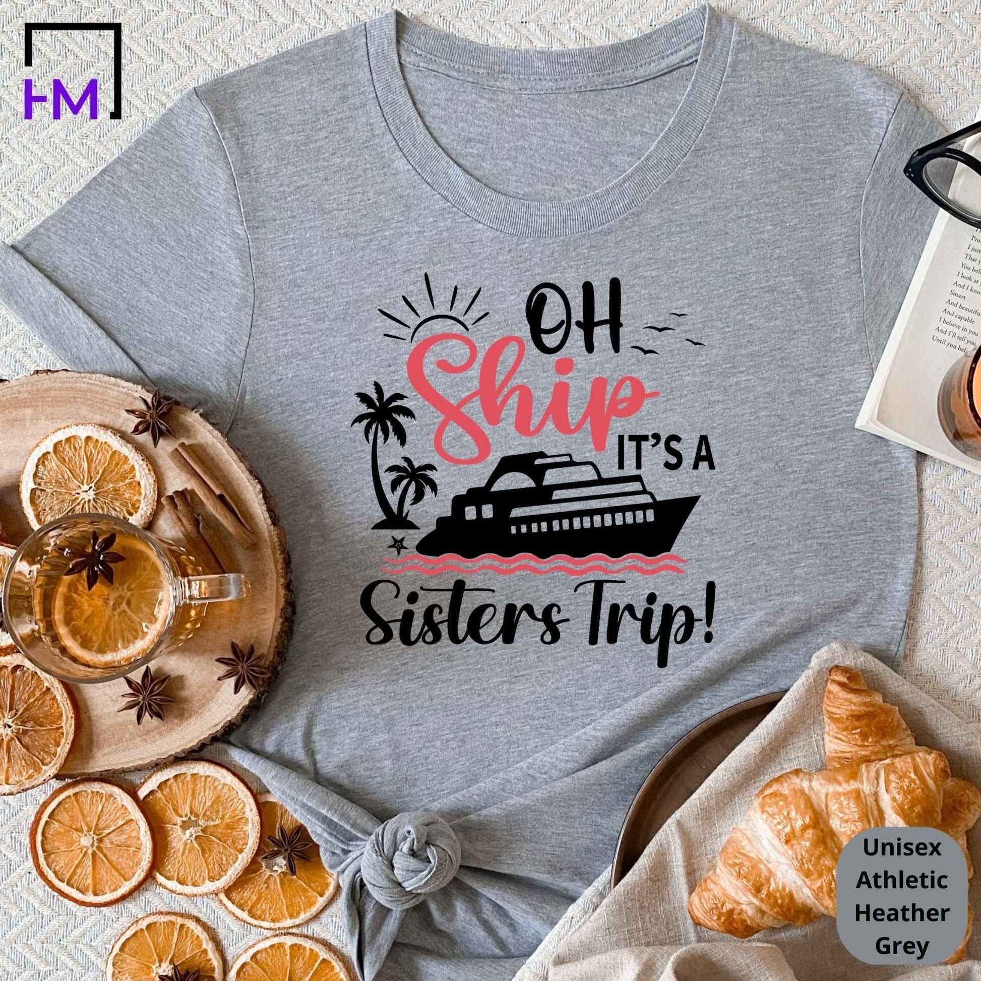 Sisters Cruise Shirts for Girls Trip HMDesignStudioUS