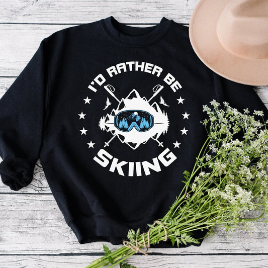 Skiing Shirt | Great for Retired Sports Enthusiast, New Skiers Women/Men, Beginners Experts, Future Ski Lovers | Holiday, Birthday Xmas Gift