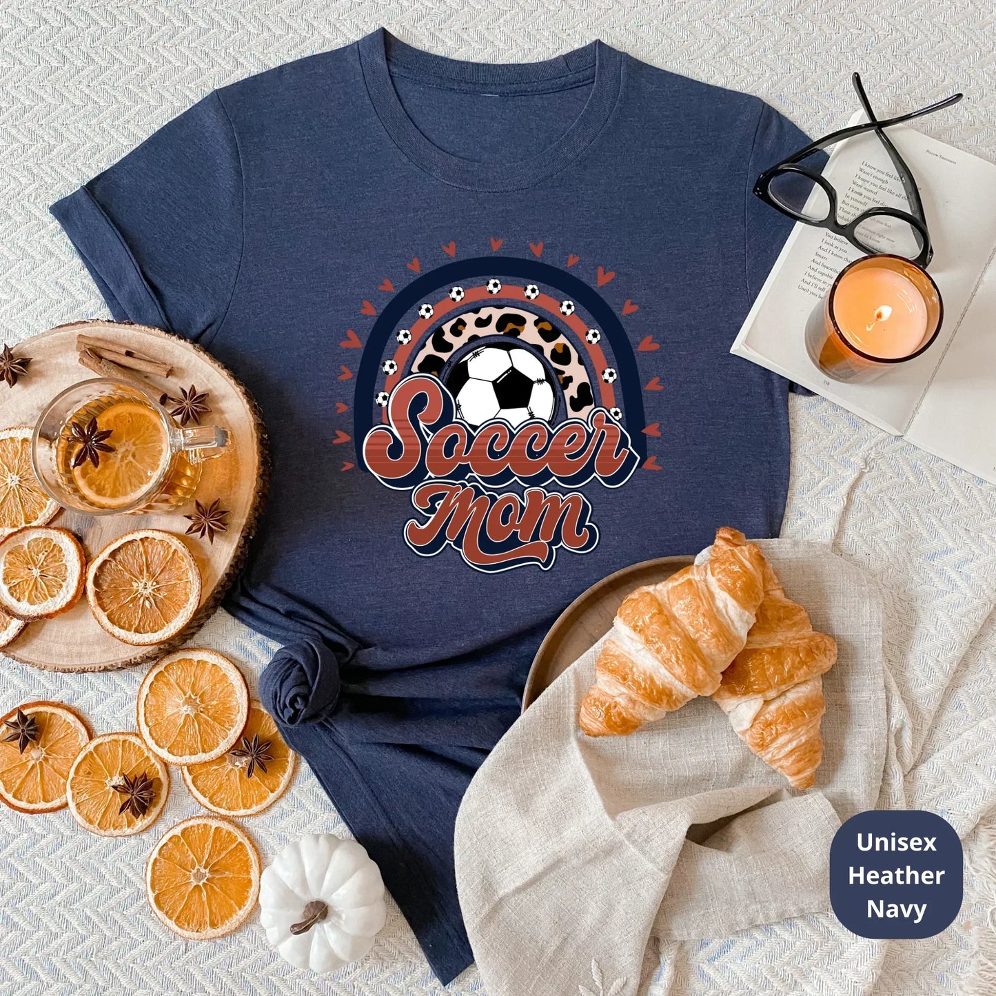 Soccer Mom Shirt, Soccer Ball T-shirt, Retro Soccer Mom HMDesignStudioUS