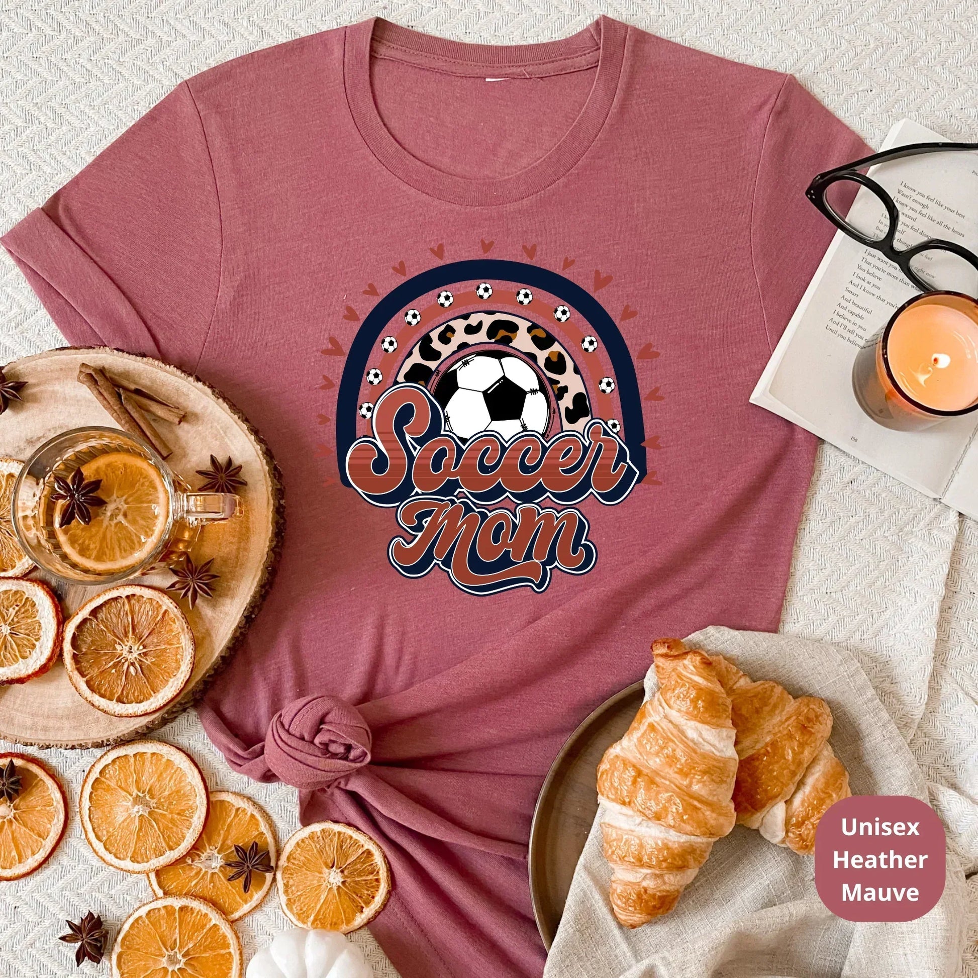 Soccer Mom Shirt, Soccer Ball T-shirt, Retro Soccer Mom