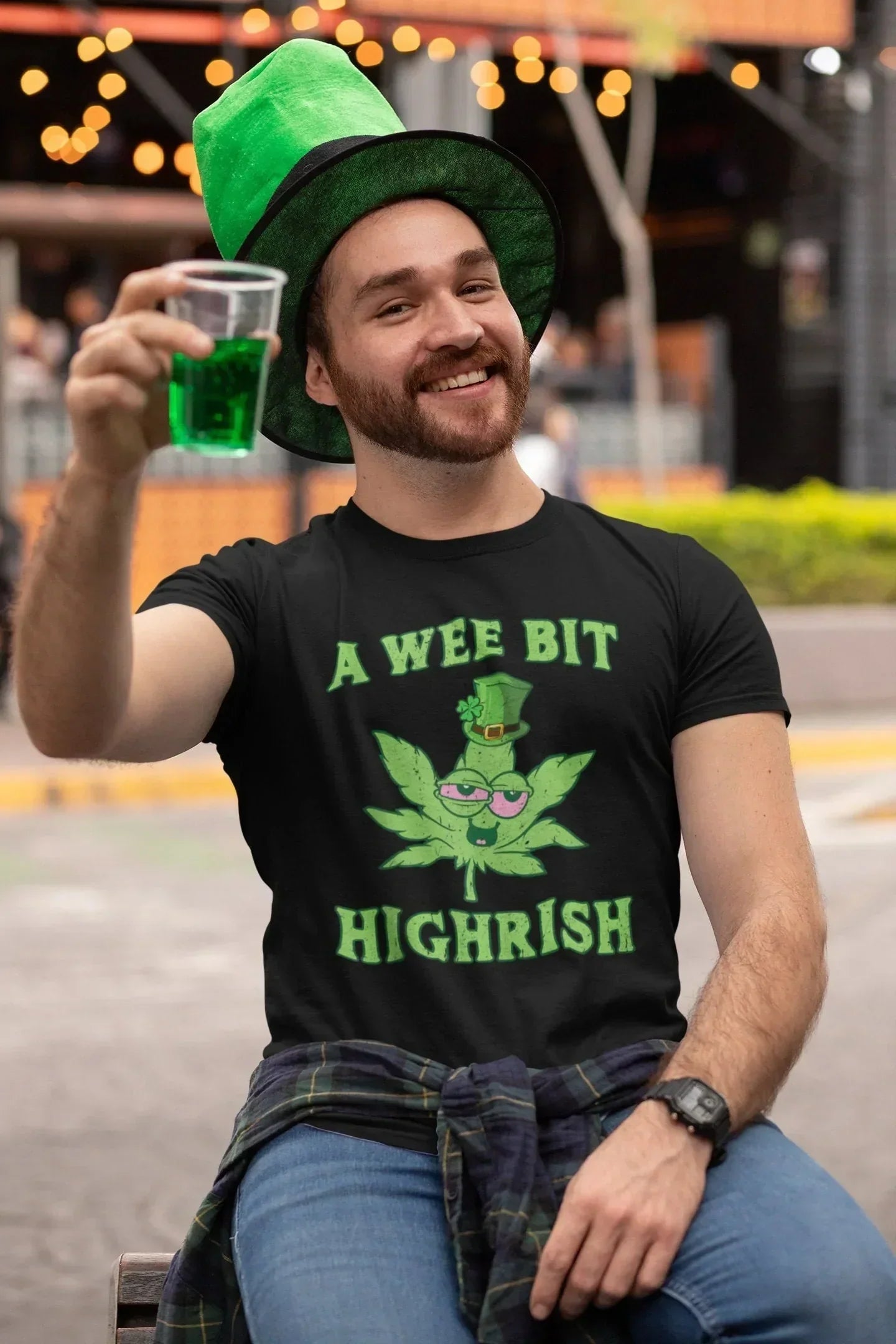 Stoner Shirt Irish Stoner Gift for Her Weed Shirt Hippie