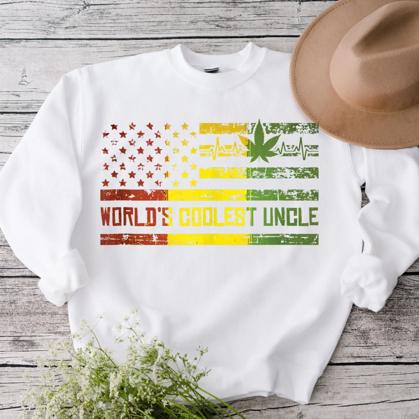 Stoner Uncle Shirt, Hippie Clothes, Marijuana Gift, Stoner Gifts for Him, Weed Gift for Uncle, 420 Gifts for Men, Stoner Sweatshirt, 420gift HMDesignStudioUS