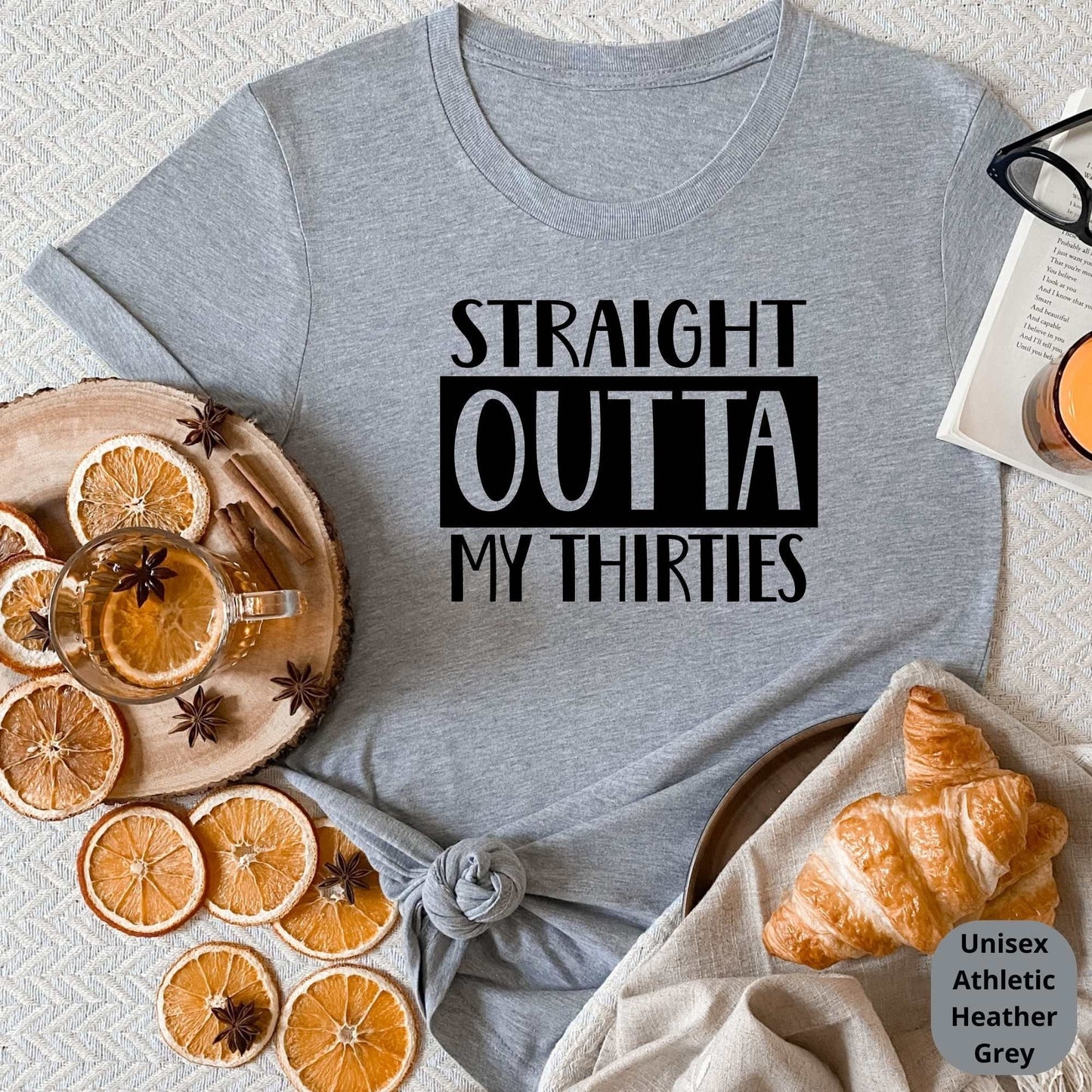 Straight Outta My Thirties, 40th Birthday Shirt, 40th Birthday Gift HMDesignStudioUS