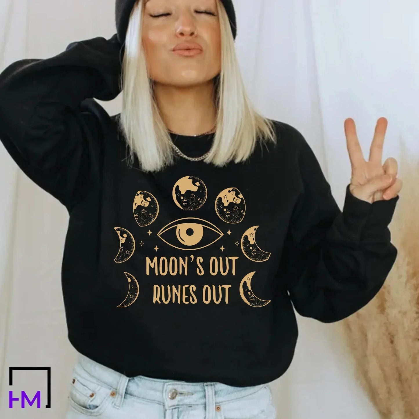 Sun and Moon Shirt, Celestial Boho Gifts for Women, Mystical Bohemian Sweater, Astronomy Lover T-Shirt, Third Eye Top, Tarot Cards Clothing