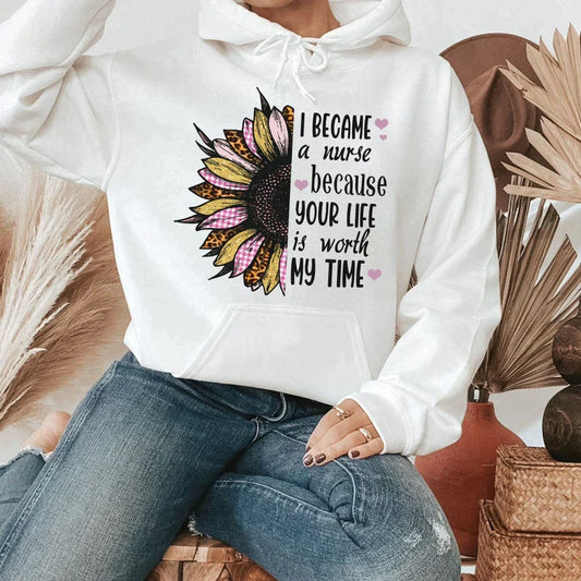 Sunflower, Registered Nurse Shirt, Nursing Student, Pediatric Nurse, ER Nurse Sweatshirt, Nurse Gift, Nurse Hoodie, Funny Nurse Shirt, Nurse Practitioner