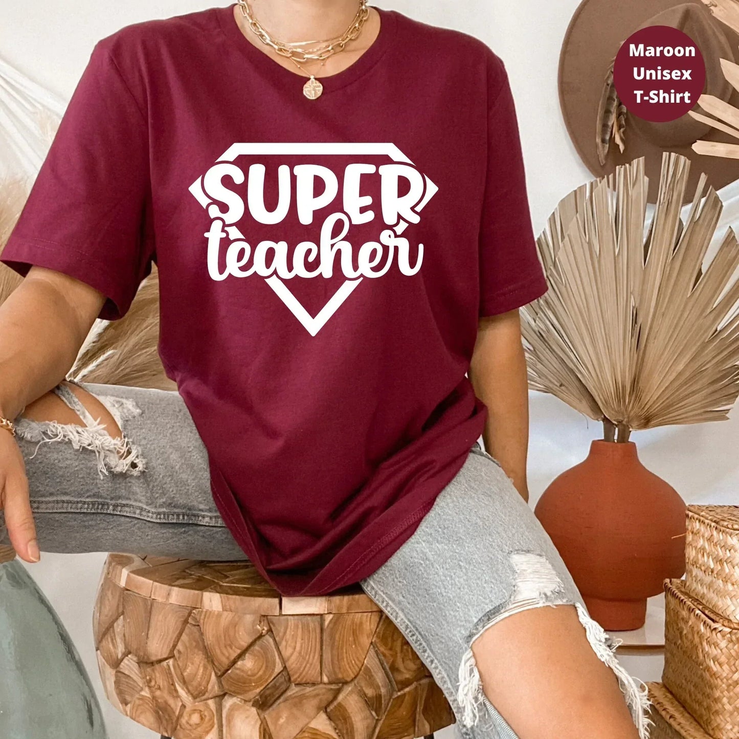 Super Teacher Shirt, Teacher Appreciation Gift, Elementary School Teacher Shirt, Special Education Shirt, High School Teacher Back to School HMDesignStudioUS