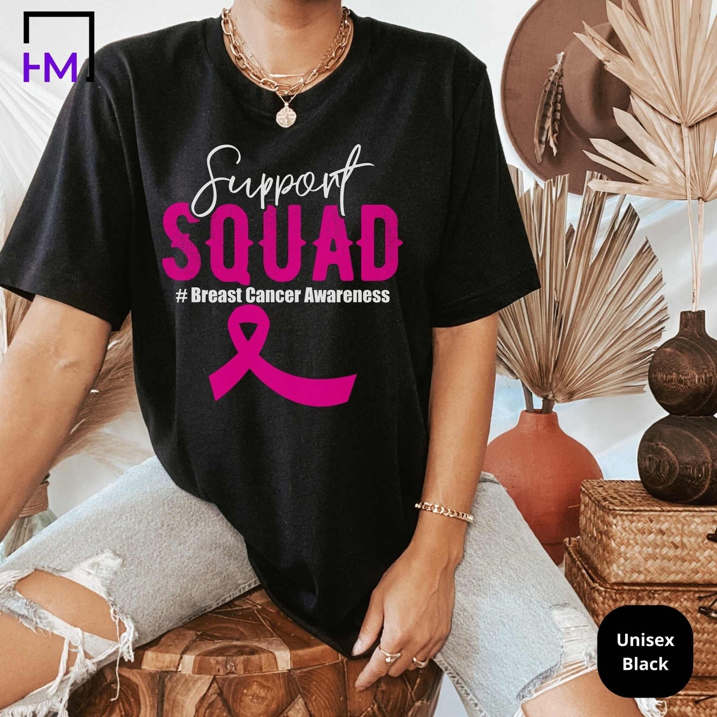 Support Squad Fight Cancer T-shirt, World Cancer Awareness Gift, Breast Cancer Ribbon, Survivor Sweater, Cancer in Every Color Sweatshirt