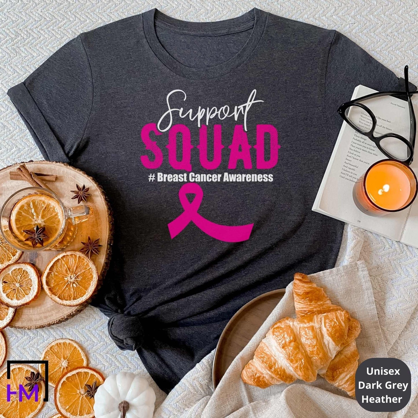 Support Squad Fight Cancer T-shirt, World Cancer Awareness Gift, Breast Cancer Ribbon, Survivor Sweater, Cancer in Every Color Sweatshirt HMDesignStudioUS