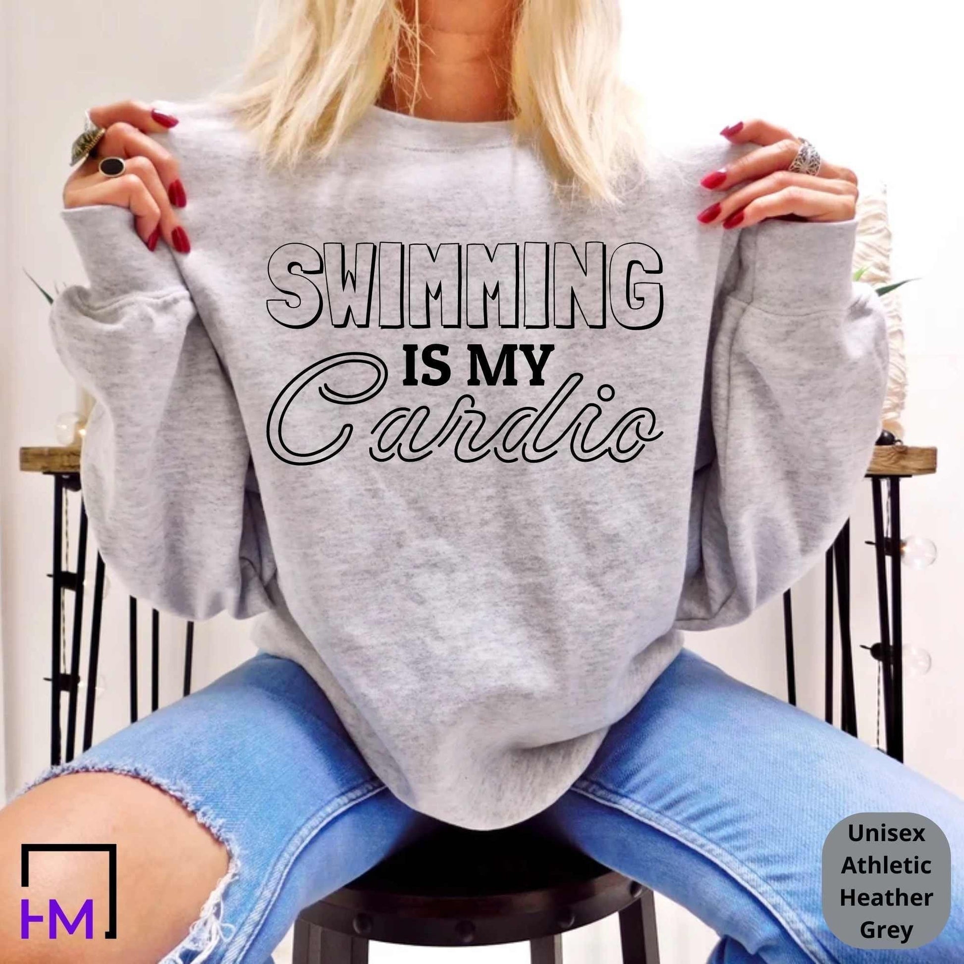 Swimming is My Cardio Swimming Themed Shirt