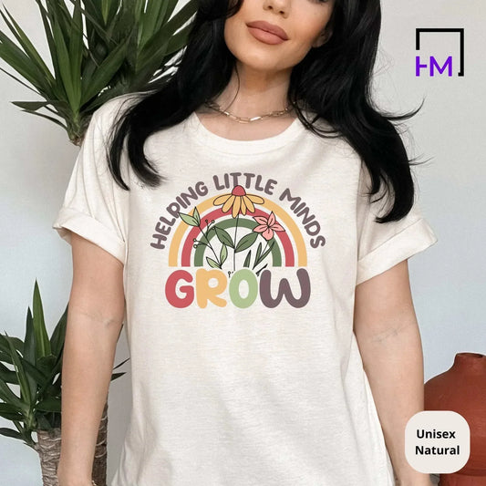 Grow Little Minds Teacher Shirt