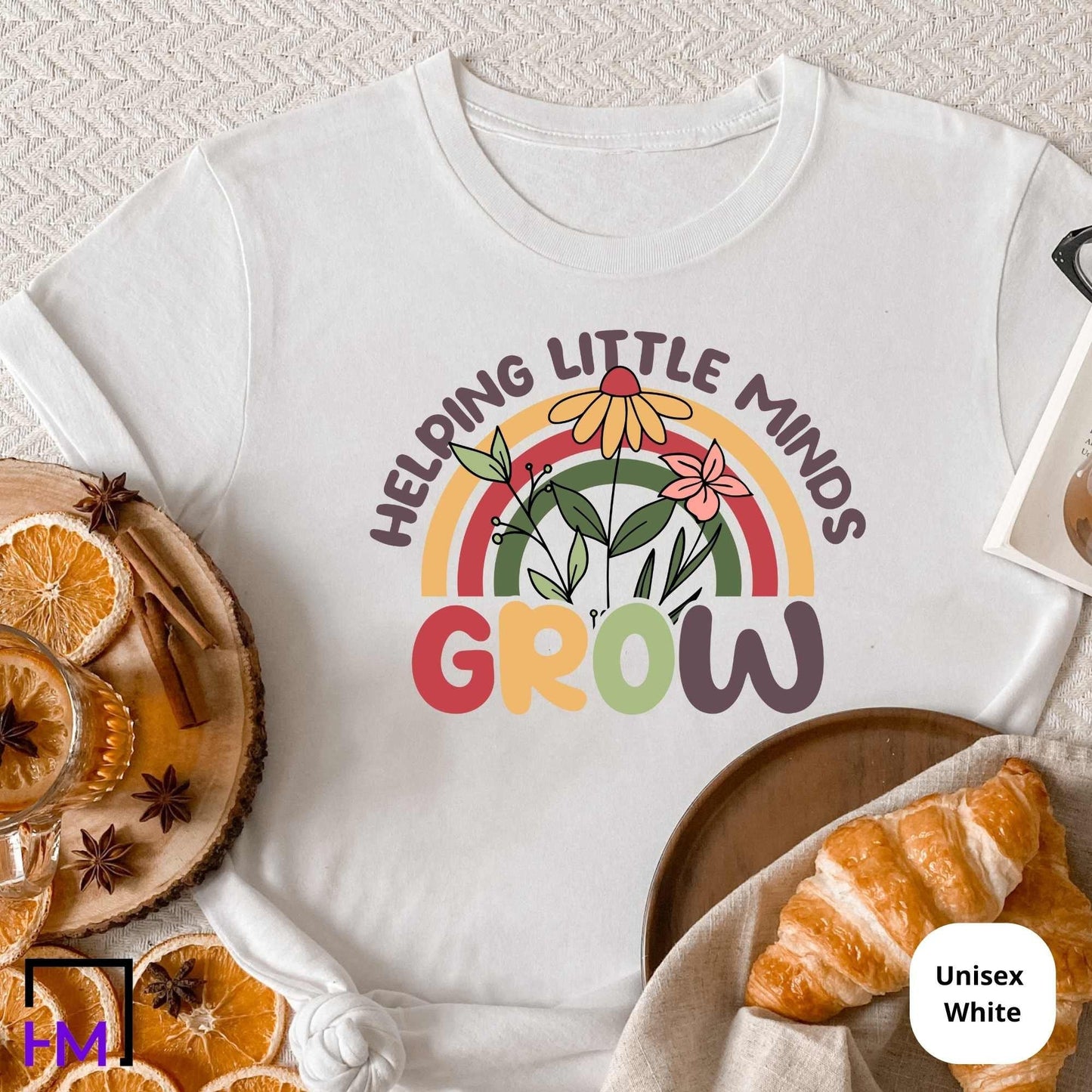 Teacher Shirt | Grow Little Minds, 100 Days of School Shirt, Elementary Squad Team, Retro Appreciation Gift, School Spirit Celebrations HMDesignStudioUS