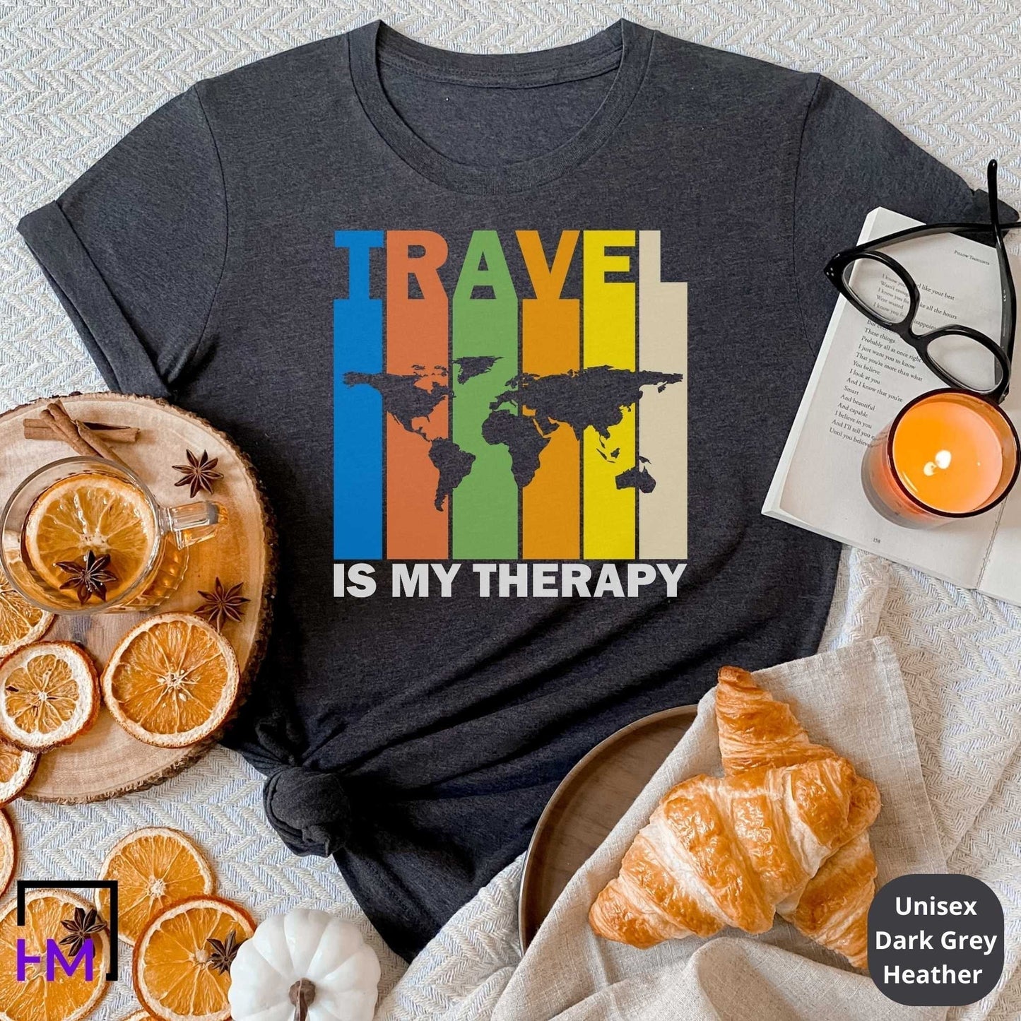 Travel Therapy Shirt | International World Traveling Buddies, Girls Trip Gift, Mother Daughter Vacation, Besties Reunion-Plus Size Men Women