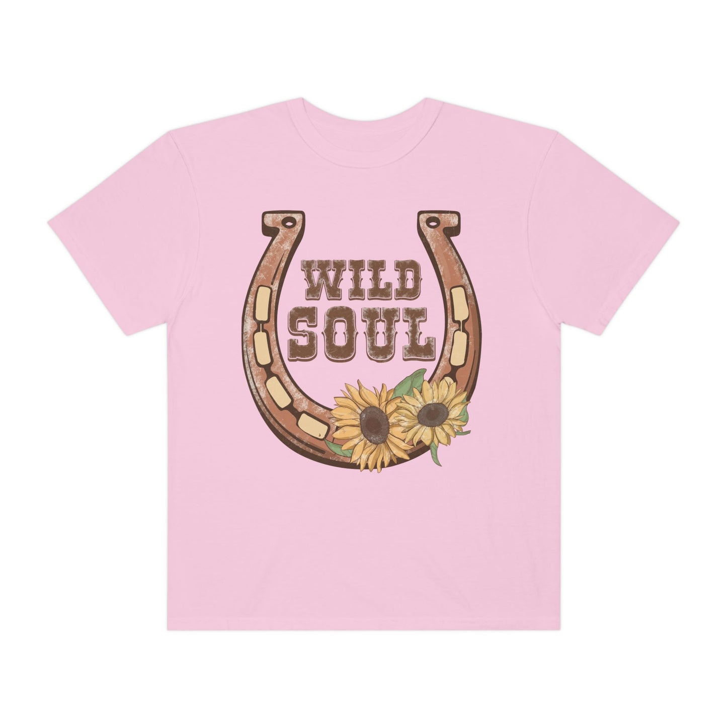 Wild Soul Comfort Colors Western Graphic Shirt | Cowgirl T-Shirt