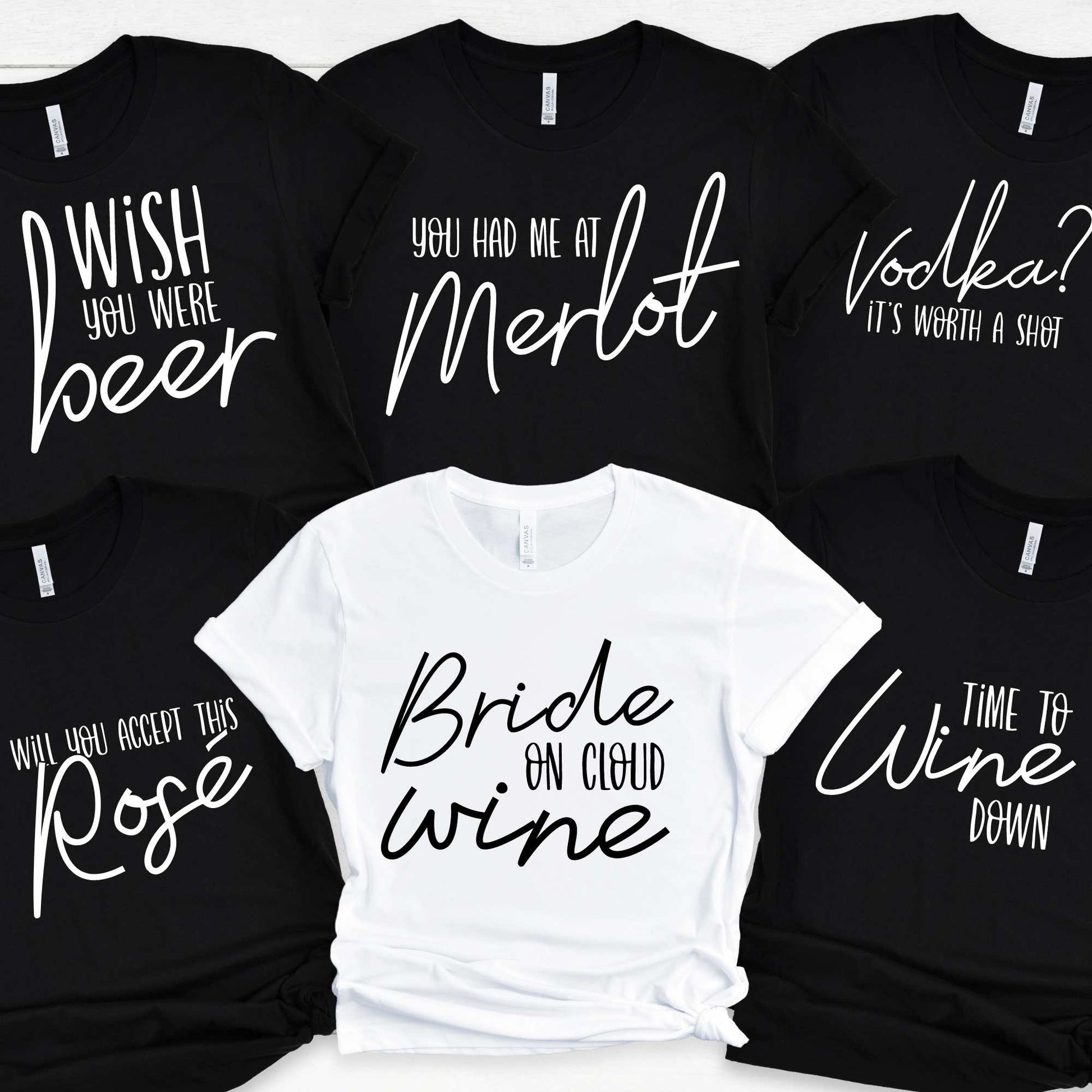 Wine Themed Bachelorette Shirts, Bachelorette Party Shirts