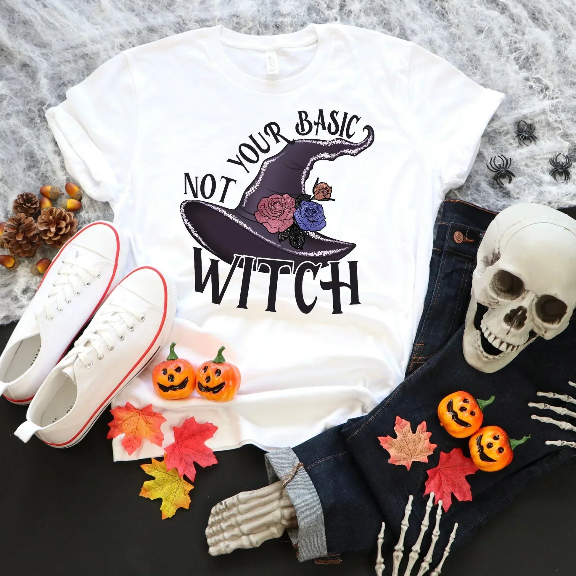 Witchy Vibes Shirt, Pastel Halloween Sweatshirt, Witch Hat Shirt, Magical Witch Shirt, Pastel Goth Style, Halloween Shirt,Witchy Woman Shirt HMDesignStudioUS